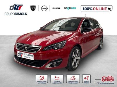 Usado Peugeot 308 GT-line 130 CV (95 kW) 2016 Rojo Familiar