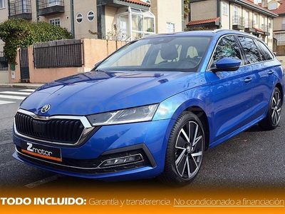 Usado Skoda Octavia Style 150 CV (110 kW) 2022 Azul Familiar