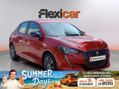 Usado Peugeot 208 Allure 100 CV (73 kW) 2022 Rojo Utilitario