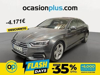 Usado Audi A5 Sport 190 CV (139 kW) 2018 Gris Berlina