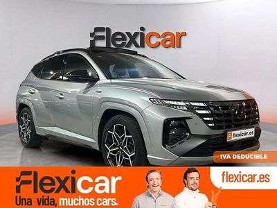 Usado Hyundai Tucson N Line 136 CV (100 kW) 2023 Gris SUV