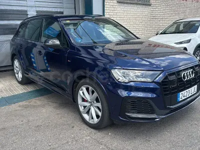 Usado Audi Q7 S-Line 456 CV (335 kW) 2020 Azul SUV