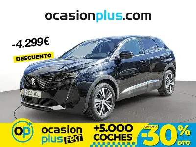 Käytetty Peugeot 3008 Allure 130 HP (95 kW) 2023 Musta Katumaasturi