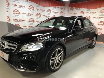 Usado Mercedes E400 Avantgarde 333 CV (244 kW) 2015 Negro Berlina