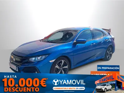 Usado Honda Civic Elegance 129 CV (94 kW) 2019 Azul Berlina