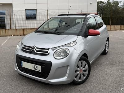 Usado Citroën C1 Feel 82 CV (60 kW) 2014 Gris / plata Utilitario