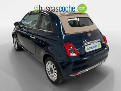 Usado Fiat 500C Dolcevita 71 CV (52 kW) 2021 Azul Descapotable