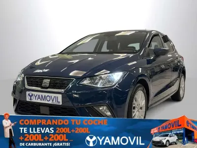 Usado Seat Ibiza Style 90 CV (66 kW) 2018 Azul Utilitario