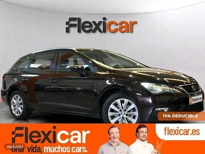 Usado Seat Leon ST Style 115 CV (84 kW) 2018 Negro Familiar