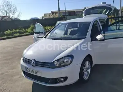 Usado VW Golf VI 105 CV (77 kW) 2010 Blanco Utilitario