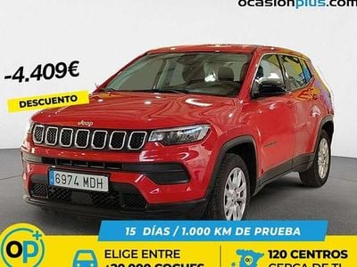 Usado Jeep Compass Longitude 129 CV (94 kW) 2023 Rojo SUV