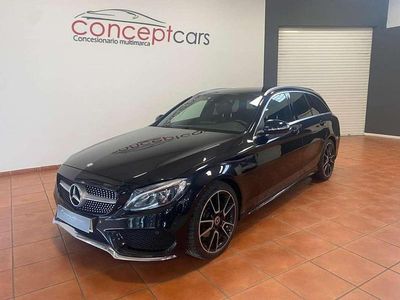 Käytetty Mercedes C220 170 HP (125 kW) 2015 Musta Farmari