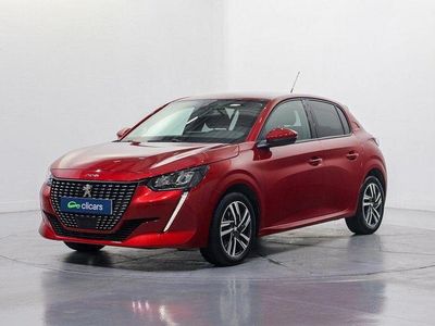 Usado Peugeot 208 Allure 100 CV (73 kW) 2021 Rojo Utilitario