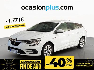 Blanco Usado 2021 Renault Mégane IV Intens Familiar | 17.690 € (Precio justo)