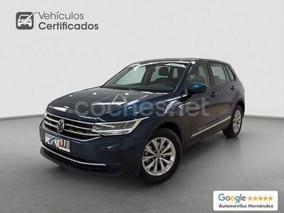 Azul Usado 2021 VW Tiguan Life SUV | 21.480 € (Precio justo)