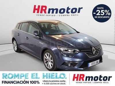 Usado Renault Mégane GrandTour Zen 132 CV (97 kW) 2018 Gris Familiar