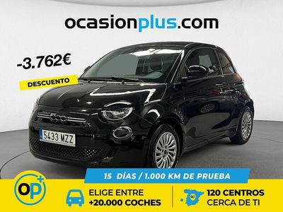 Negro Usado 2022 Fiat 500e Action Utilitario | 12.350 € (Precio justo)