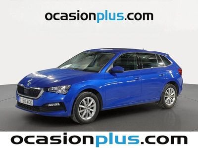 Usado Skoda Scala Ambition 110 CV (80 kW) 2022 Azul Utilitario