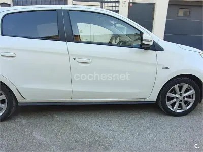 Usado Mitsubishi Space Star Motion 80 CV (58 kW) 2015 Blanco Berlina