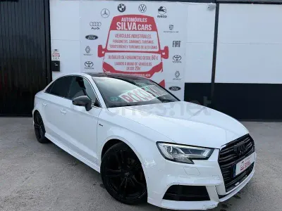 Usado Audi A3 S-Line 116 CV (85 kW) 2018 Blanco Berlina