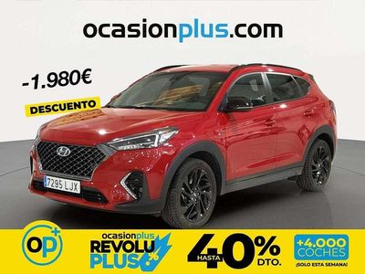 Usado Hyundai Tucson N Line 136 CV (100 kW) 2020 Rojo SUV