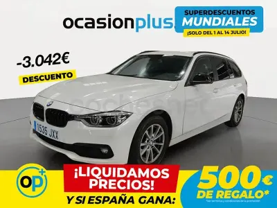 Usado BMW 318 150 CV (110 kW) 2017 Blanco Familiar