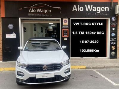 Blanco Usado 2020 VW T-Roc Cabriolet Style Descapotable | 24.900 € (Precio justo)