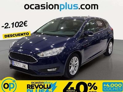 Usado Ford Focus Trend+ 120 CV (88 kW) 2016 Azul Utilitario