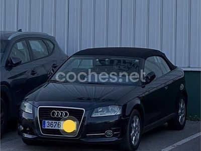 Usado Audi A3 Cabriolet Attraction 105 CV (77 kW) 2012 Negro Descapotable