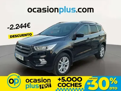 Käytetty Ford Kuga Trend+ 120 HP (88 kW) 2018 Musta Katumaasturi