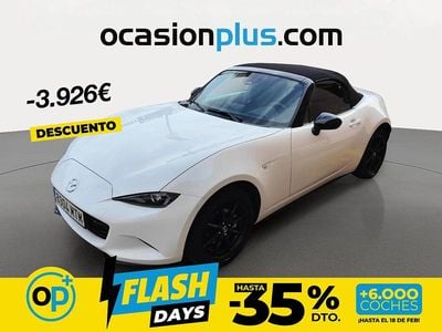 Usado Mazda MX5 Prime-Line 132 CV (97 kW) 2024 Blanco Descapotable