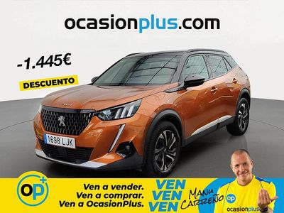 Usado Peugeot 2008 GT-line 130 CV (95 kW) 2020 Naranja SUV