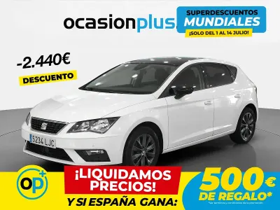 Usado Seat Leon Style 115 CV (84 kW) 2020 Blanco Berlina