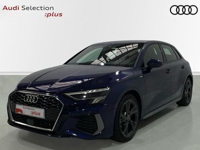 Usado Audi A3 S-Line 150 CV (110 kW) 2023 Azul Berlina