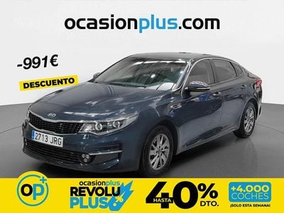Usado Kia Optima 141 CV (103 kW) 2016 Azul Berlina