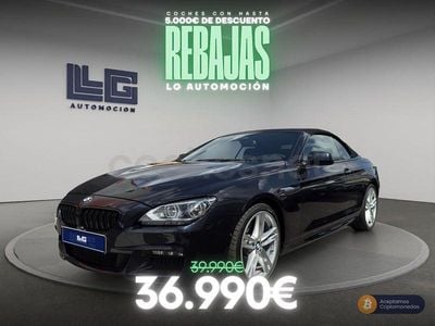 Usado BMW 640 Cabriolet 313 CV (230 kW) 2014 Negro Descapotable