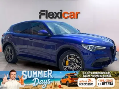 Usado Alfa Romeo Stelvio Sprint 200 CV (147 kW) 2021 Azul SUV
