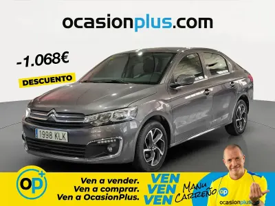 Usado Citroën C-Elysee I PureTech 82 HP (60 kW) 2018 Cinzento Sedan