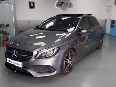 Usado Mercedes A200 AMG line 136 CV (100 kW) 2016 Gris / plata Berlina