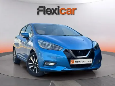 Usado Nissan Micra Acenta 101 CV (74 kW) 2019 Azul Utilitario