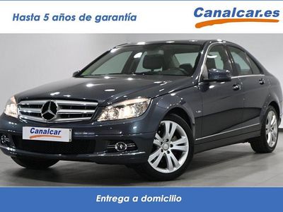 Usado Mercedes C180 Avantgarde 156 CV (114 kW) 2009 Gris Berlina