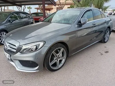 Usado Mercedes C220 170 CV (125 kW) 2018 Gris Berlina
