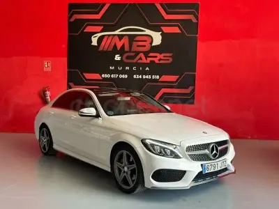 Usado Mercedes C220 AMG 170 CV (125 kW) 2016 Blanco Familiar