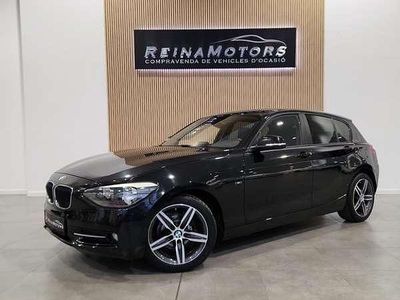 Usado BMW 116 Sport Line 136 CV (100 kW) 2014 Negro Utilitario