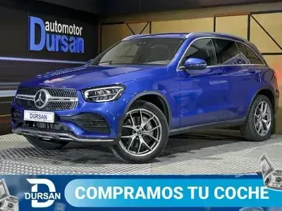 Usado Mercedes GLC300e 320 CV (235 kW) 2022 Azul SUV