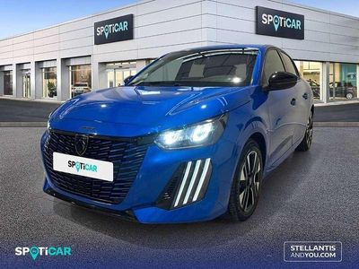 Usado Peugeot 208 Allure 102 CV (75 kW) 2024 Azul Utilitario