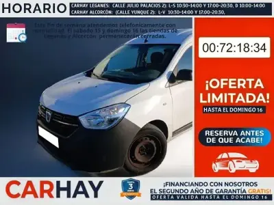 Usado Dacia Dokker Essentiel 110 CV (80 kW) 2021 Blanco Monovolumen