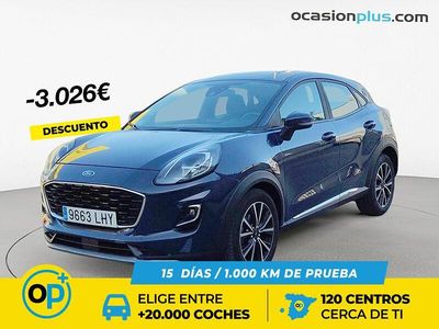 Azul Usado 2020 Ford Puma Titanium SUV | 15.690 € (Un poco caro)