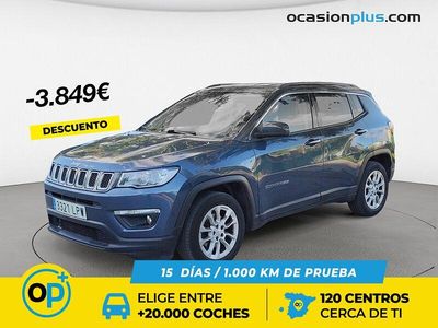 Usado Jeep Compass Longitude 130 CV (95 kW) 2021 Azul SUV