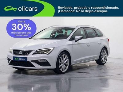 Usado Seat Leon ST FR 150 CV (110 kW) 2017 Blanco Familiar